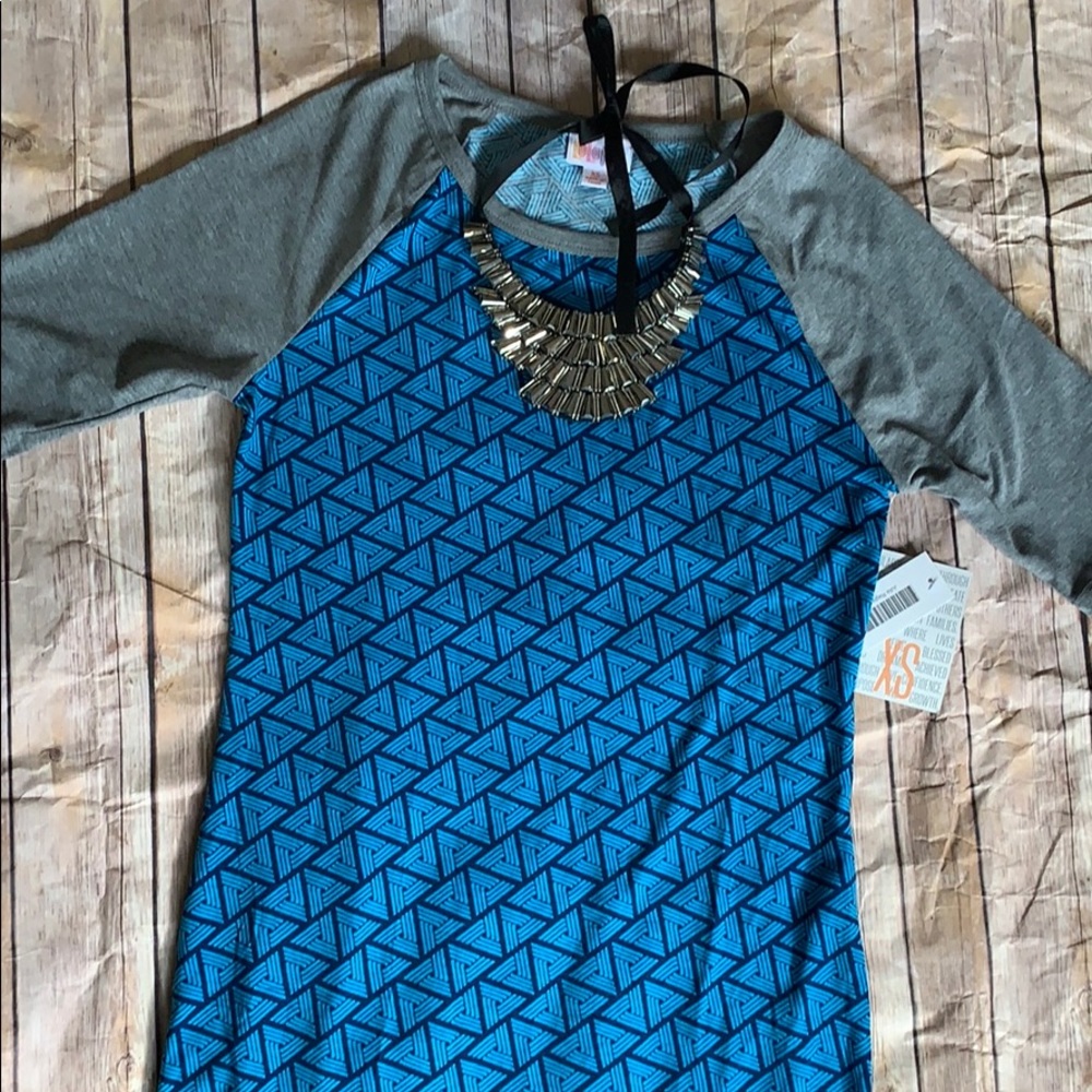 Raglan T shirt dress Lularoe Julia